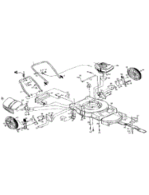 Main Frame parts for Craftsman Gas Walk-Behind Mower 917378631 from AppliancePartsPros.com