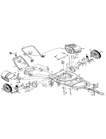 Main Frame parts for Craftsman Gas Walk-Behind Mower 917378650 from AppliancePartsPros.com