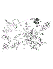 Main Frame parts for Craftsman Gas Walk-Behind Mower 917378670 from AppliancePartsPros.com