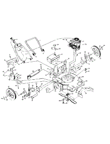 Main Frame parts for Craftsman Gas Walk-Behind Mower 917378671 from AppliancePartsPros.com