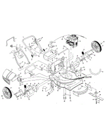 Main Frame parts for Craftsman Gas Walk-Behind Mower 917378700 from AppliancePartsPros.com