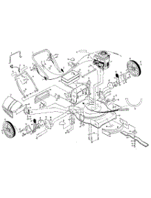 Main Frame parts for Craftsman Gas Walk-Behind Mower 917378711 from AppliancePartsPros.com