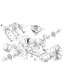 Main Frame parts for Craftsman Gas Walk-Behind Mower 917378730 from AppliancePartsPros.com