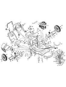 Main Frame parts for Craftsman Gas Walk-Behind Mower 917378740 from AppliancePartsPros.com