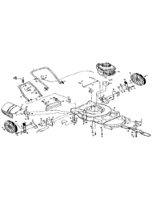 Main Frame parts for Craftsman Gas Walk-Behind Mower 917378750 from AppliancePartsPros.com
