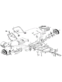 Main Frame parts for Craftsman Gas Walk-Behind Mower 917378751 from AppliancePartsPros.com