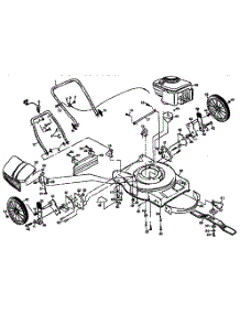 Main Frame parts for Craftsman Gas Walk-Behind Mower 917378752 from AppliancePartsPros.com