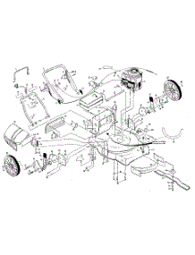 Main Frame parts for Craftsman Gas Walk-Behind Mower 917378790 from AppliancePartsPros.com