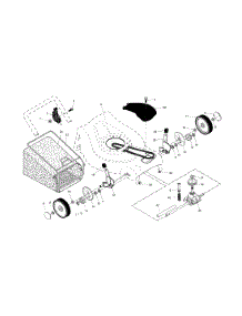 Wheels / Tires / Bag / Gearbox parts for Craftsman Gas Walk-Behind Mower 917378860 from AppliancePartsPros.com