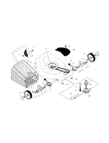 Wheels / Tires / Bag parts for Craftsman Gas Walk-Behind Mower 917378870 from AppliancePartsPros.com