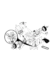 Wheels / Tires / Bag parts for Craftsman Gas Walk-Behind Mower 917378892 from AppliancePartsPros.com