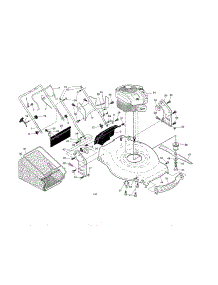 Engine / Housing / Handle parts for Craftsman Gas Walk-Behind Mower 917378910 from AppliancePartsPros.com