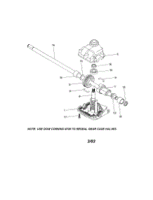 Gearcase Assembly parts for Craftsman Gas Walk-Behind Mower 917378920 from AppliancePartsPros.com