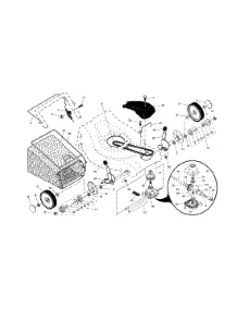 Wheels / Tires / Bag parts for Craftsman Gas Walk-Behind Mower 917378920 from AppliancePartsPros.com
