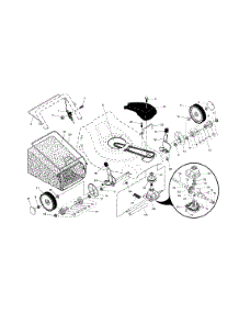 Wheels / Tires / Bag parts for Craftsman Gas Walk-Behind Mower 917378921 from AppliancePartsPros.com
