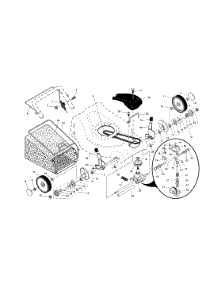 Wheels / Tires / Bag parts for Craftsman Gas Walk-Behind Mower 917378922 from AppliancePartsPros.com