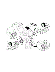 Wheels / Tires / Bag / Belt parts for Craftsman Gas Walk-Behind Mower 917378931 from AppliancePartsPros.com