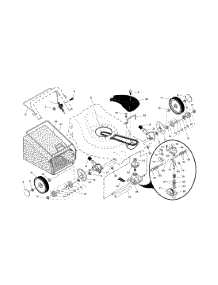 Wheels / Tires / Bag parts for Craftsman Gas Walk-Behind Mower 917378933 from AppliancePartsPros.com