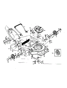 Main Frame parts for Craftsman Gas Walk-Behind Mower 917379000 from AppliancePartsPros.com