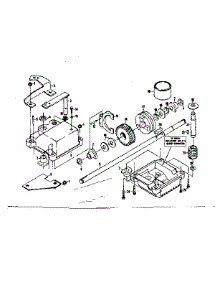 Gear Case Assembly Part No. 85315 parts for Craftsman Gas Walk-Behind Mower 917379000 from AppliancePartsPros.com