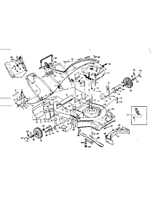 Main Frame parts for Craftsman Gas Walk-Behind Mower 917379010 from AppliancePartsPros.com