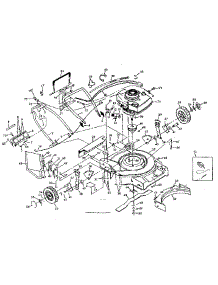 Main Frame parts for Craftsman Gas Walk-Behind Mower 917379020 from AppliancePartsPros.com