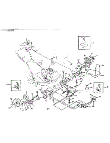 Drive Assembly parts for Craftsman Gas Walk-Behind Mower 917379020 from AppliancePartsPros.com