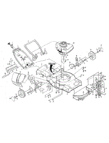 Main Frame parts for Craftsman Gas Walk-Behind Mower 917379030 from AppliancePartsPros.com