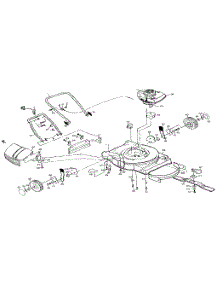 Main Frame parts for Craftsman Gas Walk-Behind Mower 917379080 from AppliancePartsPros.com