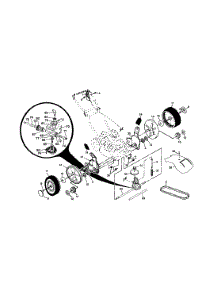 Wheels / Tires / Belt parts for Craftsman Gas Walk-Behind Mower 917379090 from AppliancePartsPros.com