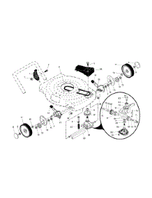 Wheels / Tires parts for Craftsman Gas Walk-Behind Mower 917379201 from AppliancePartsPros.com