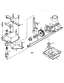 Gearcase Assembly 702511 parts for Craftsman Gas Walk-Behind Mower 917379210 from AppliancePartsPros.com