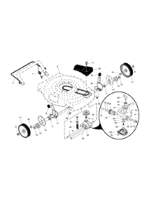 Wheels / Gearcase parts for Craftsman Gas Walk-Behind Mower 917379244 from AppliancePartsPros.com