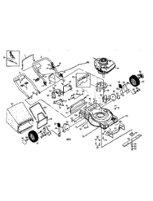 Main Frame parts for Craftsman Gas Walk-Behind Mower 917379250 from AppliancePartsPros.com