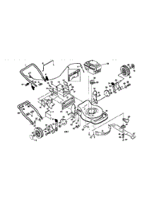 Main Frame parts for Craftsman Gas Walk-Behind Mower 917379260 from AppliancePartsPros.com