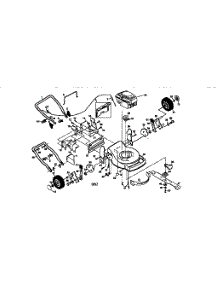 Main Frame parts for Craftsman Gas Walk-Behind Mower 917379262 from AppliancePartsPros.com