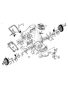 Main Frame parts for Craftsman Gas Walk-Behind Mower 917379270 from AppliancePartsPros.com