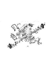 Main Frame parts for Craftsman Gas Walk-Behind Mower 917379282 from AppliancePartsPros.com