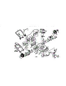 Main Frame parts for Craftsman Gas Walk-Behind Mower 917379292 from AppliancePartsPros.com