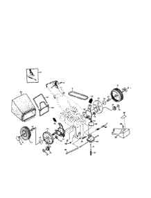 Wheels / Tires / Bag / V-Belt parts for Craftsman Gas Walk-Behind Mower 917379300 from AppliancePartsPros.com