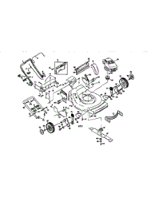 Main Frame parts for Craftsman Gas Walk-Behind Mower 917379330 from AppliancePartsPros.com