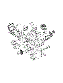 Main Frame parts for Craftsman Gas Walk-Behind Mower 917379340 from AppliancePartsPros.com