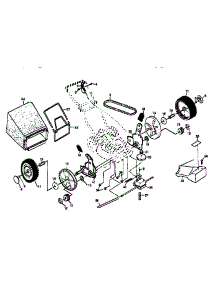 Drive Assembly parts for Craftsman Gas Walk-Behind Mower 917379361 from AppliancePartsPros.com