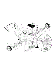Wheels / Tires / Gearcase parts for Craftsman Gas Walk-Behind Mower 917379370 from AppliancePartsPros.com