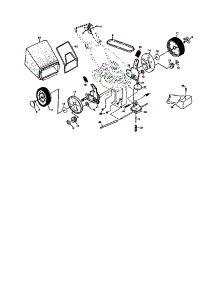 Wheels / Tires / Bag parts for Craftsman Gas Walk-Behind Mower 917379430 from AppliancePartsPros.com