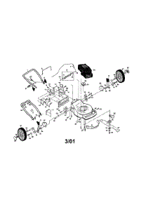 Mower parts for Craftsman Gas Walk-Behind Mower 917379510 from AppliancePartsPros.com