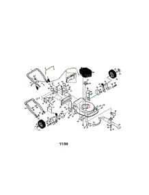 Rotary Lawn Mower parts for Craftsman Gas Walk-Behind Mower 917379582 from AppliancePartsPros.com