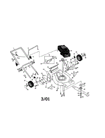 Rotary Lawn Mower parts for Craftsman Gas Walk-Behind Mower 917379600 from AppliancePartsPros.com