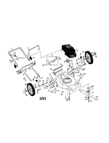 Rotary Lawn Mower parts for Craftsman Gas Walk-Behind Mower 917379610 from AppliancePartsPros.com