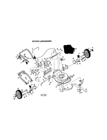 Lawn Mower parts for Craftsman Gas Walk-Behind Mower 917379690 from AppliancePartsPros.com